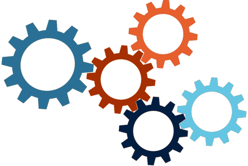 illustration of gears